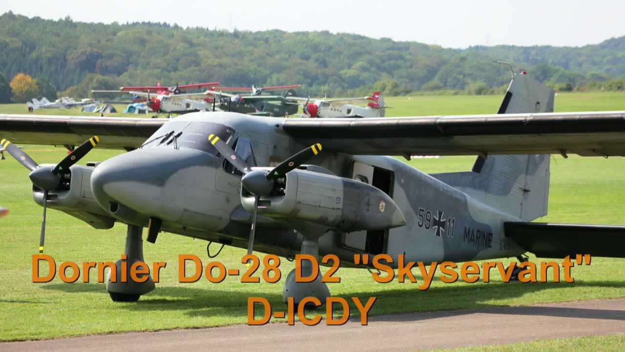 Dornier Do 28 D2 Skyservant D-IRES - Takoff & Display @ Hahnweide 2013