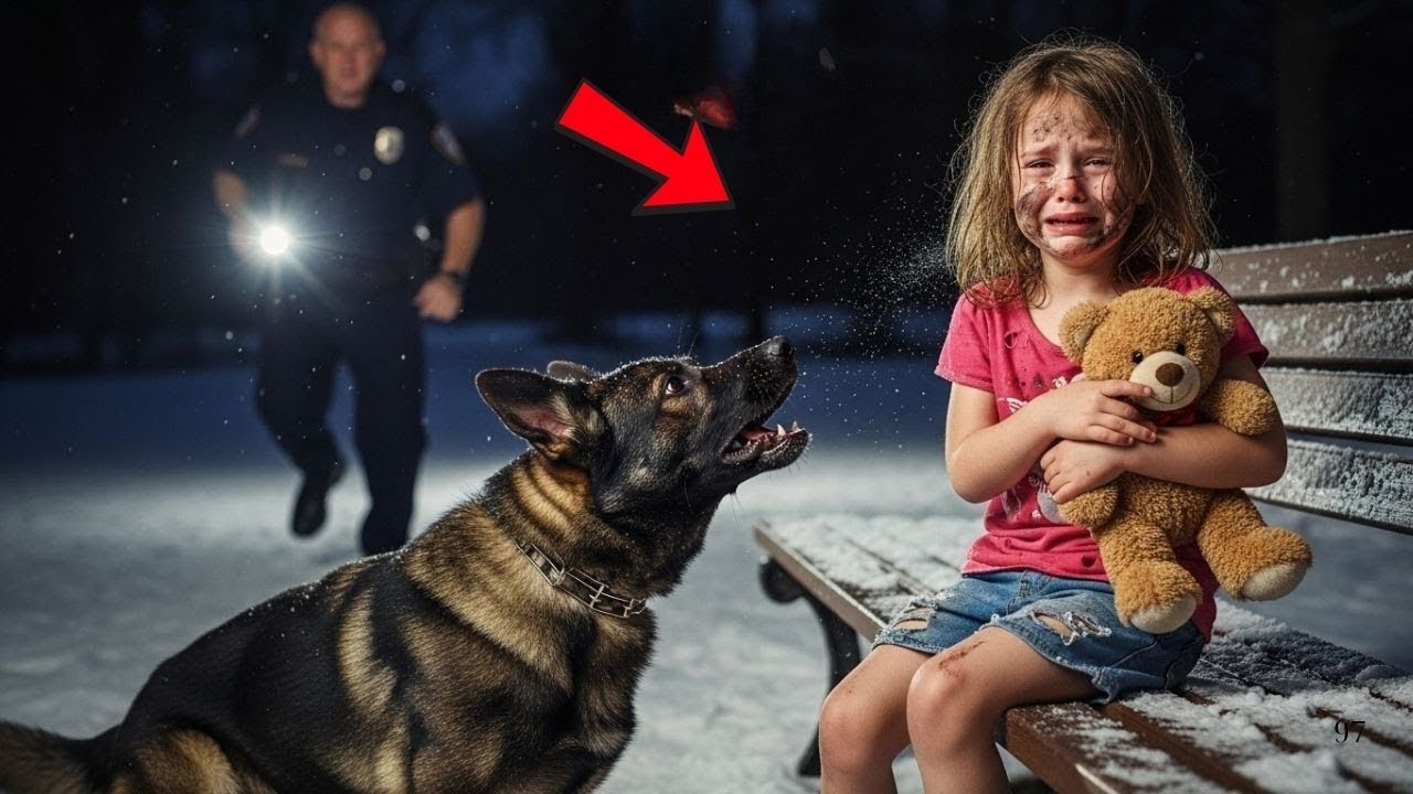 « Une fillette gelée dans la tempête… Ce que le chien K9 a fait ensuite relève du miracle »