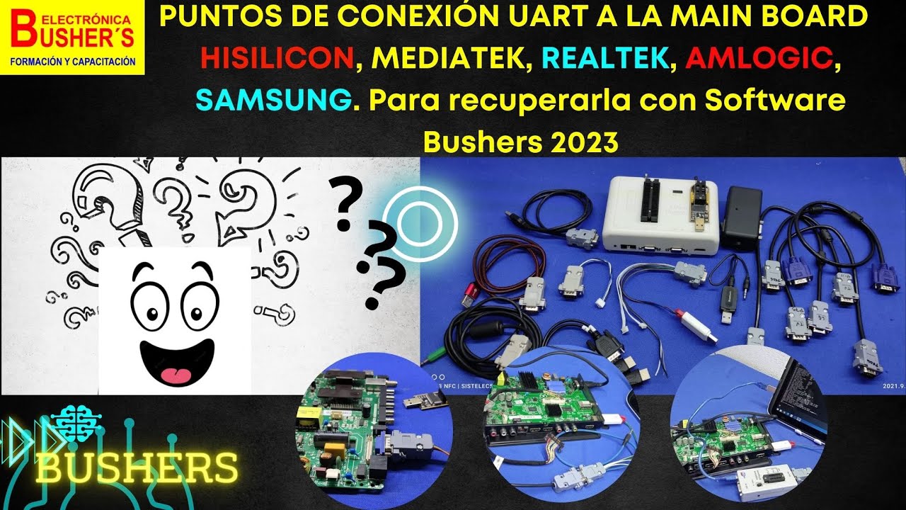 Puntos de conexión UART 2023. Hisilicon, Amlogic, Mstar, Mediatek, Sams. Nivelación clase SECURECRT