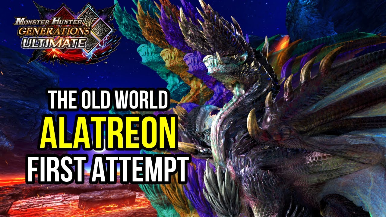 The First Experience Hunting G Rank ALATREON In MHGU Solo