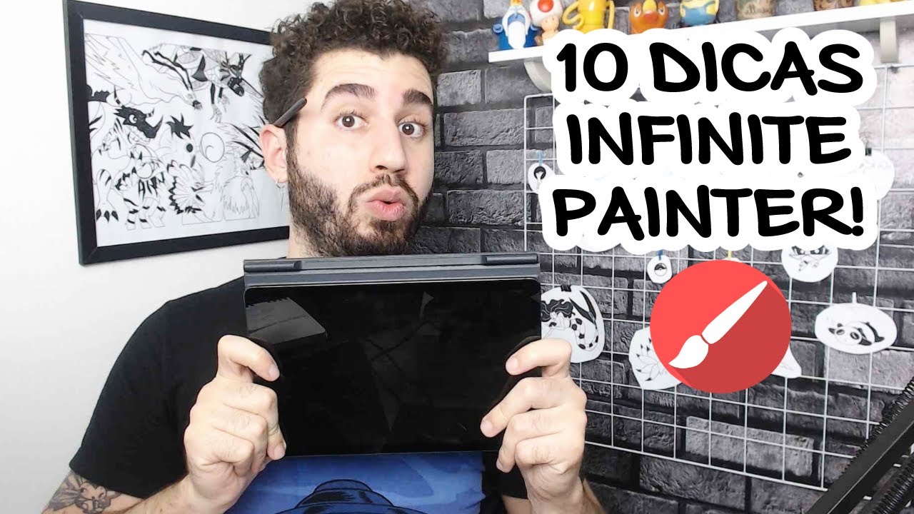 10 DICAS INFINITE PAINTER | Ferramentas, Camadas, Pintura, Speed Draw | Tab S6 Lite