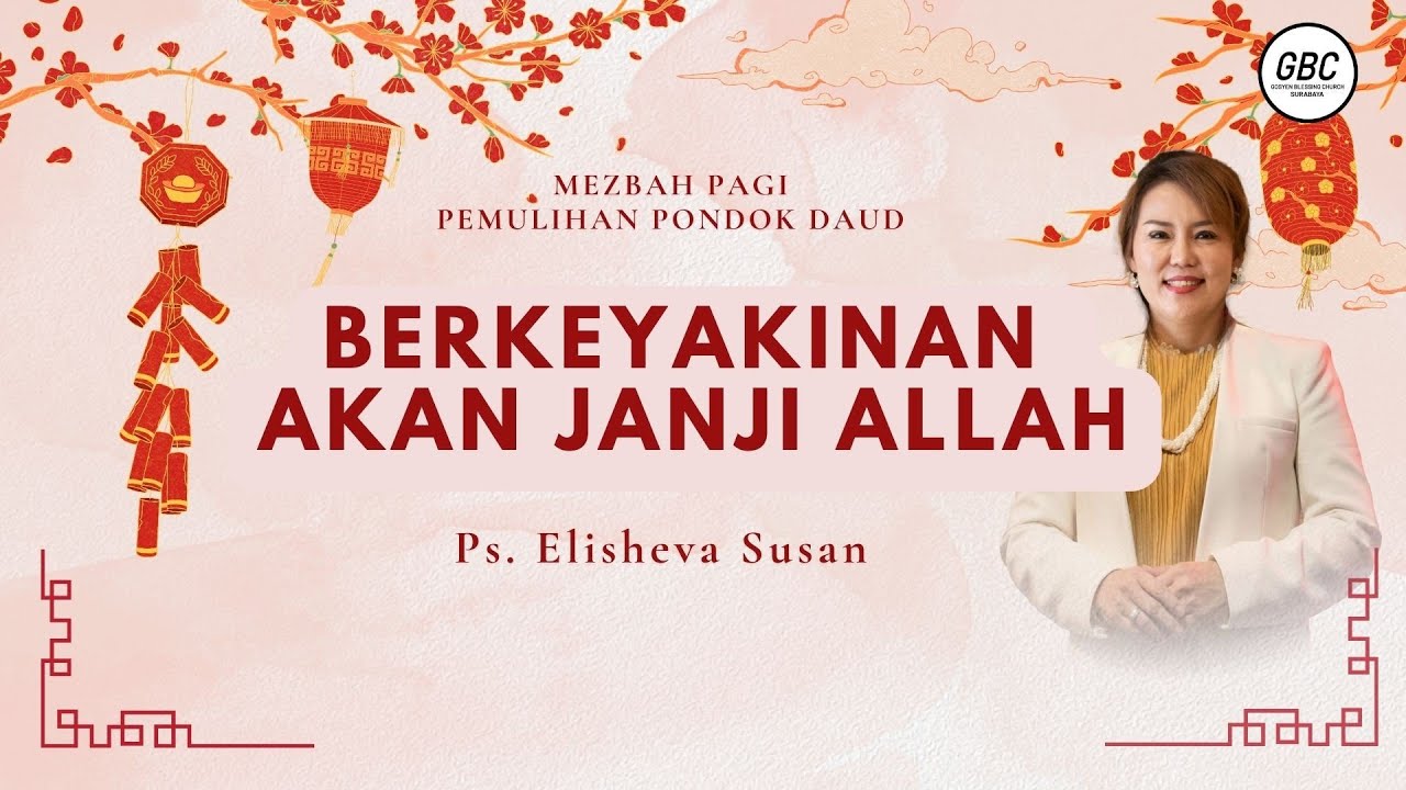 Ibadah Mezbah Pagi Pemulihan Pondok Daud  GBC  I 16  FEB 2026