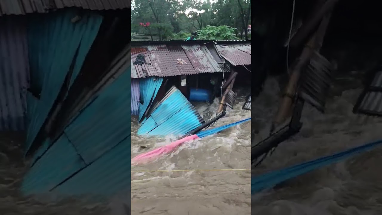 BANARHAT FLOOD 6th october 2025 😨😱 #flood #northbengal #coochbehar #viral #bengalnews