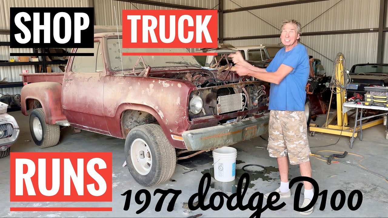 1977 Dodge D100 Fresh Engine Fire