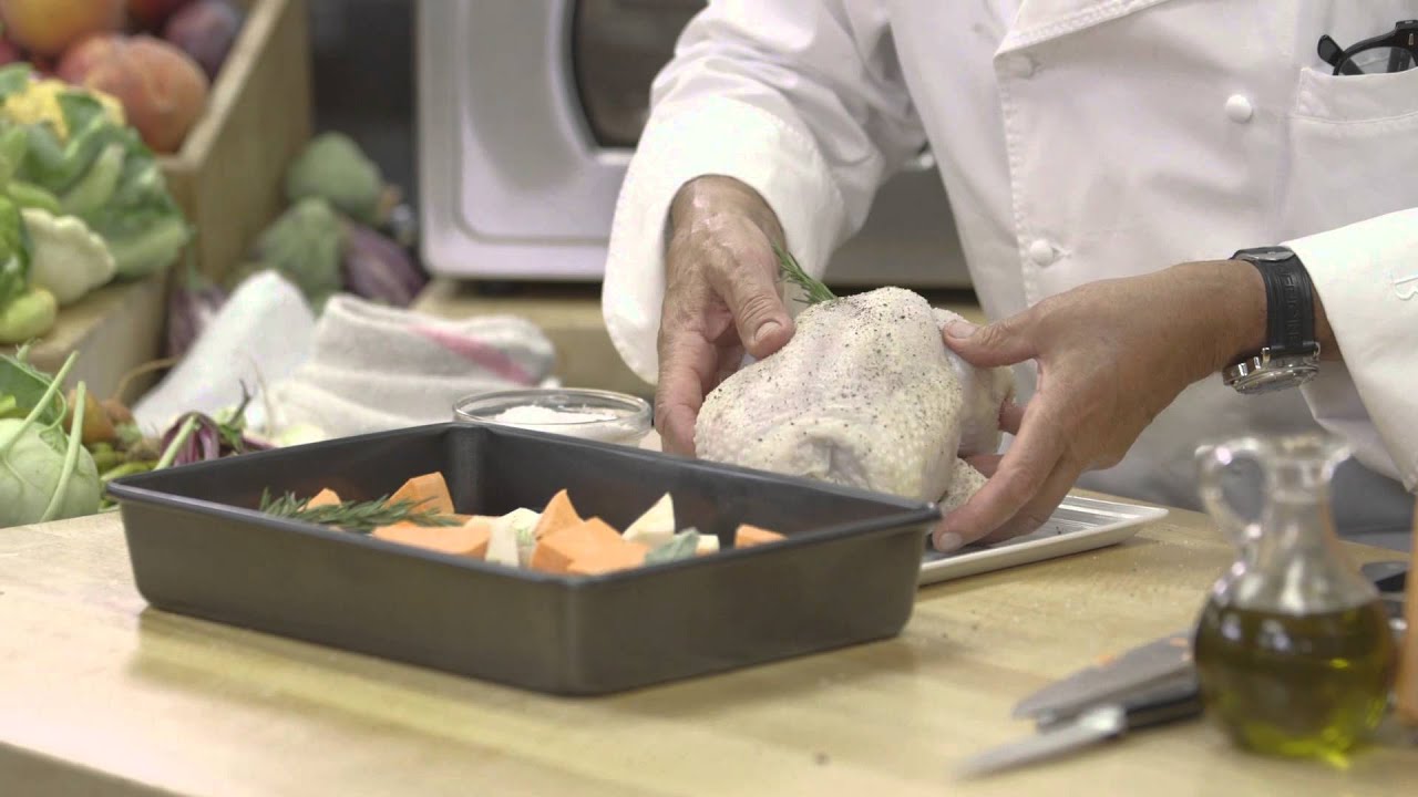Roasted Chicken in 45 Minutes with  Wolfgang Puck