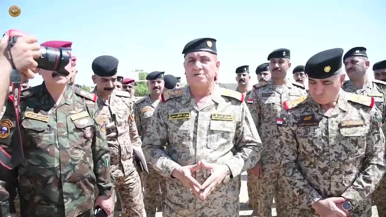 معاون رئيس أركان الجيش للإدارة يجري زيارة ميدانية لقيادة عمليات الأنبار والفرقة المشاة العاشرة
