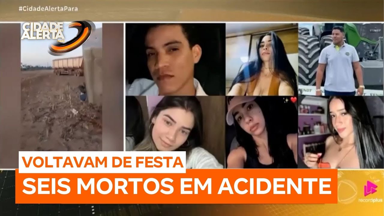 Seis jovens morrem em acidente ao voltar de festa no Pará
