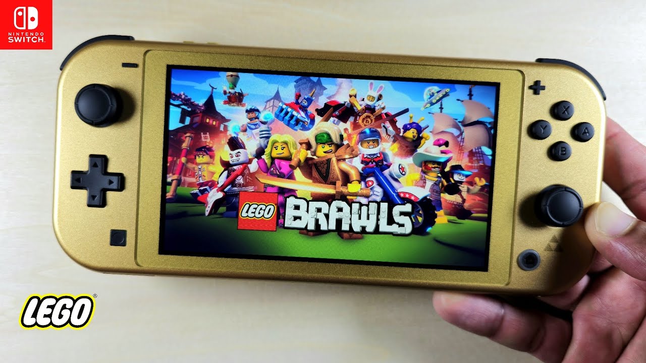 Lego Brawls Nintendo Switch Lite Gameplay