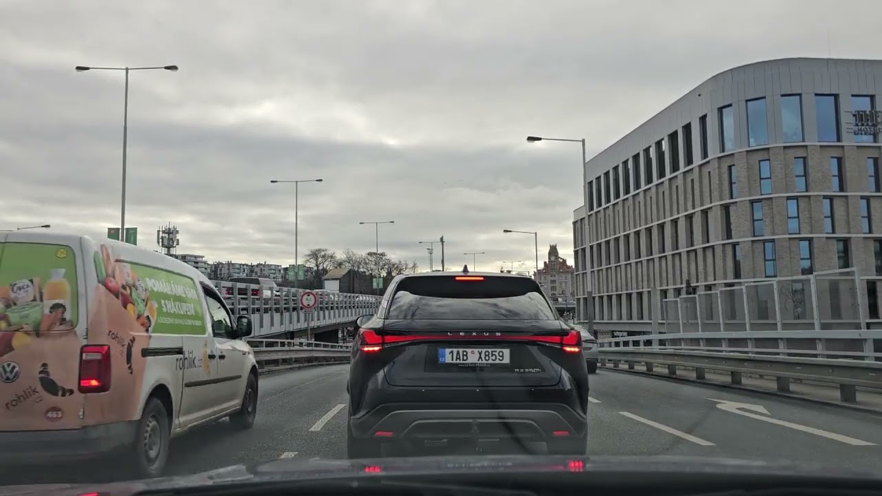 🚗 Prague Zoo → Prague Žižkov | Calm Drive | 4K | No Commentary