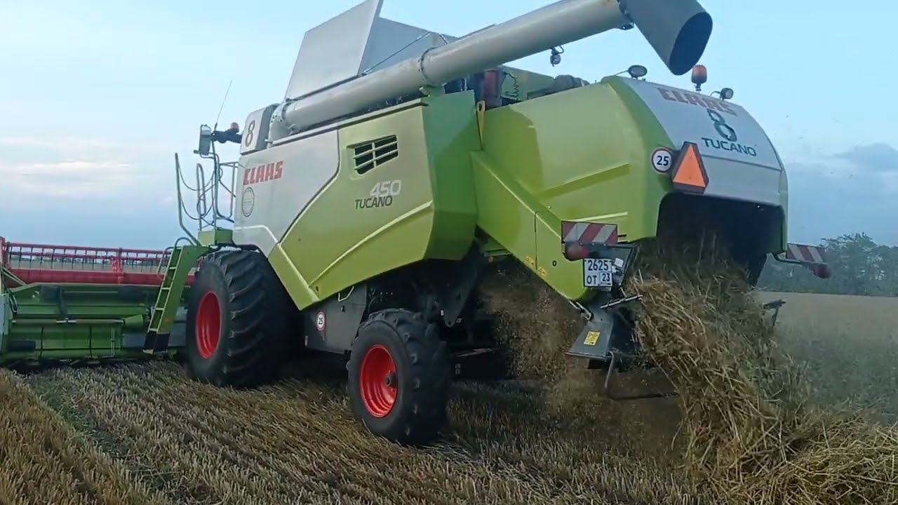 Уборка 2023 МТС Юбилейное Claas tucano 450 , John Deer 650, 660, 760.