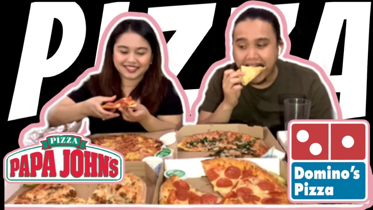 PIZZA MUKBANG | DOMINOS + PAPA JOHN'S | NYC #JULY4THNYC #PIZZAMUKBANG #FOODTRIPPINOY