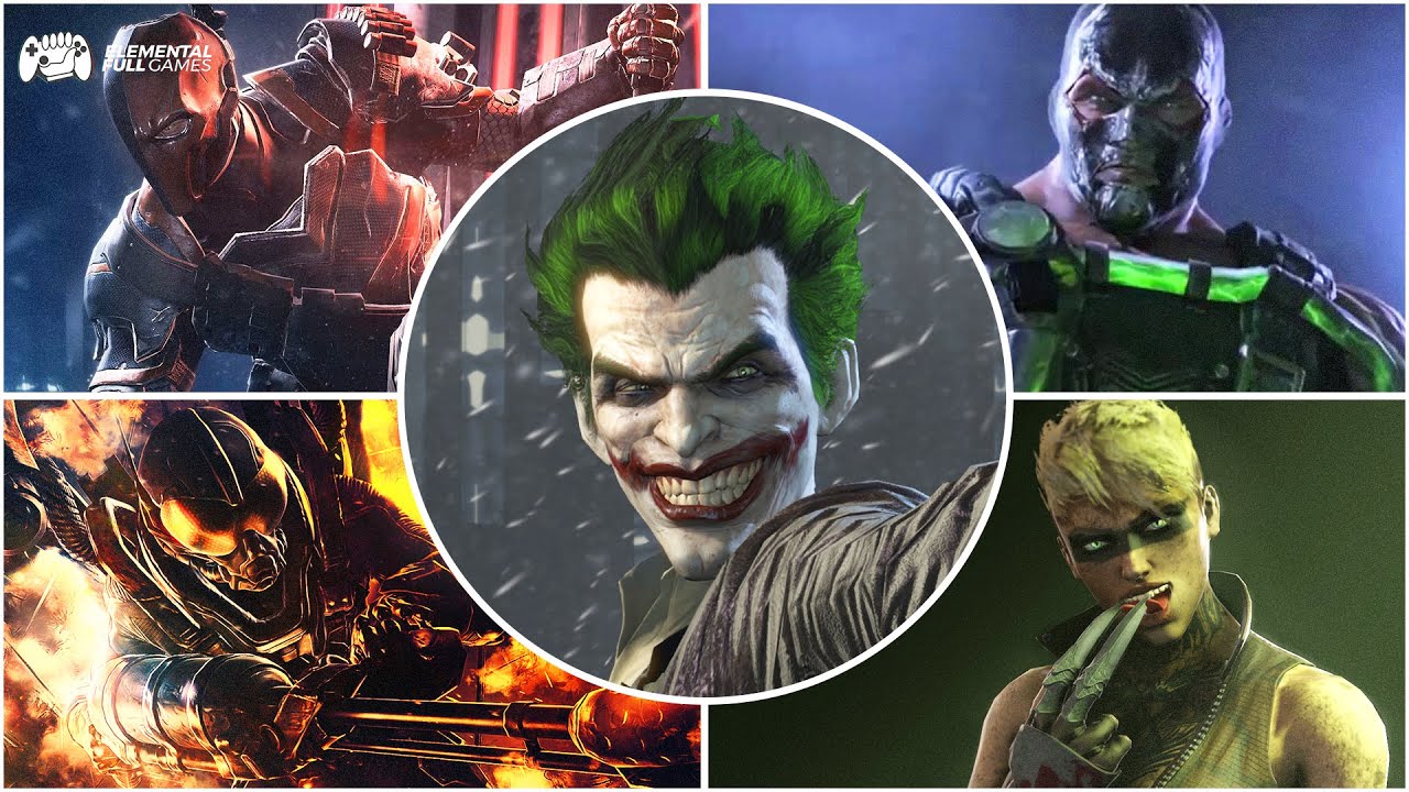 BATMAN ARKHAM ORIGINS | ALL BOSS FIGHTS | HARD | DUBLADO