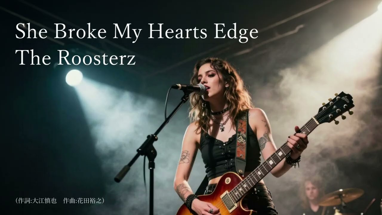 ザ･ルースターズの名曲「She Broke My Hearts Edge」（AIによるハードロックカバー）蘇る名曲