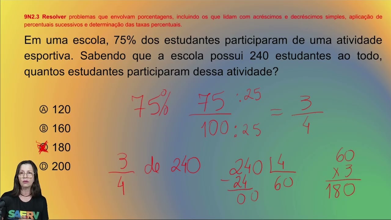Questão 17 - SAERV 2026 - Ciclo 01 - 6º ano