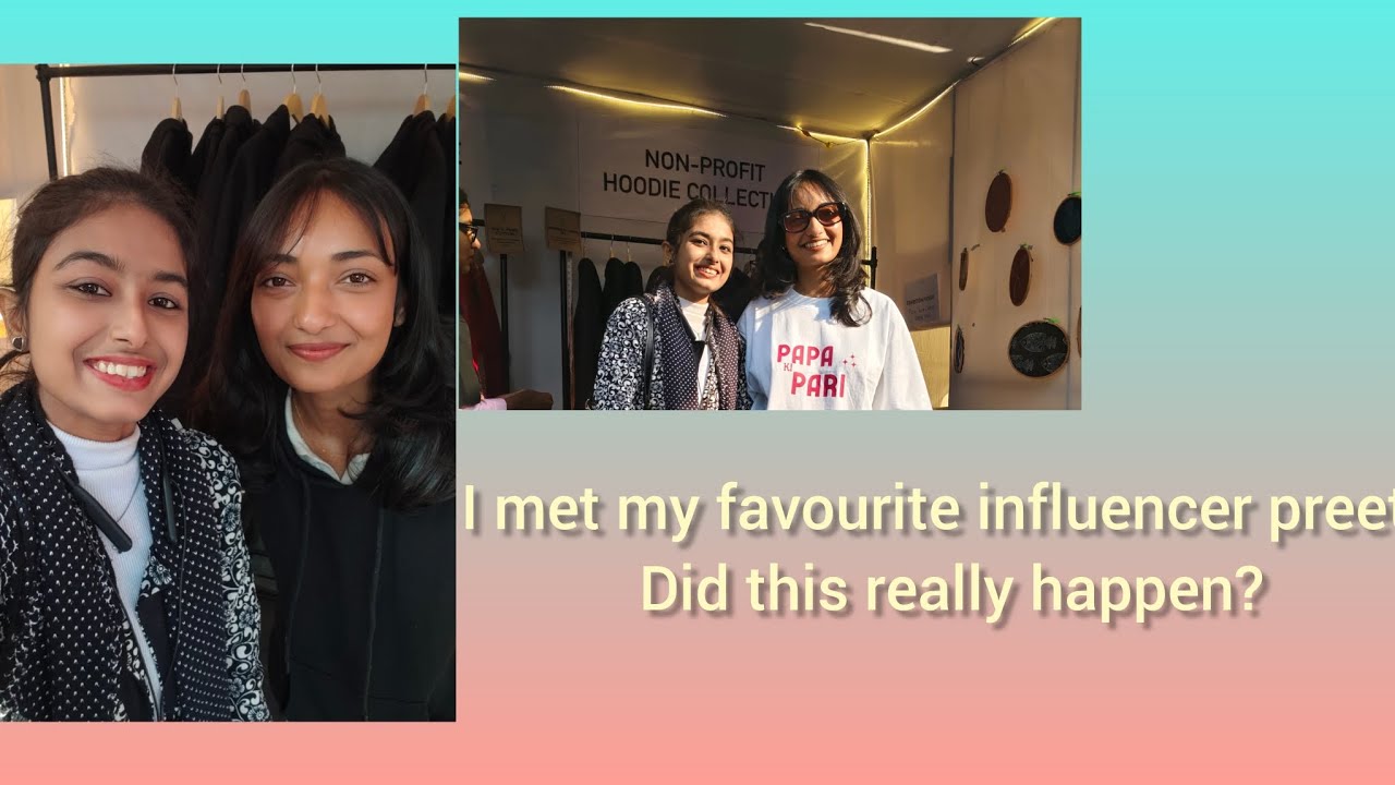 First time,I  Met preeti.can you believe?
