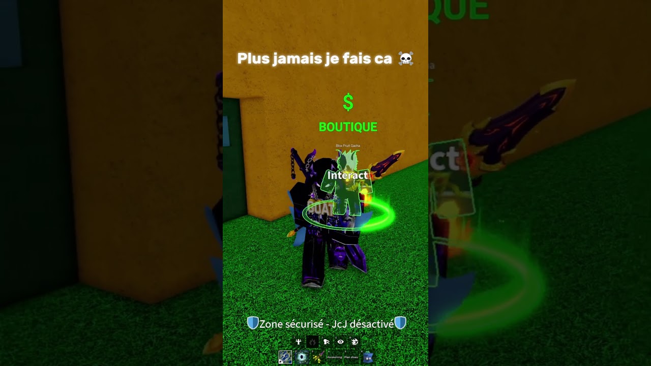 Plus JAMAIS je fais ca ! ❌☠️ #bloxfruits #roblox