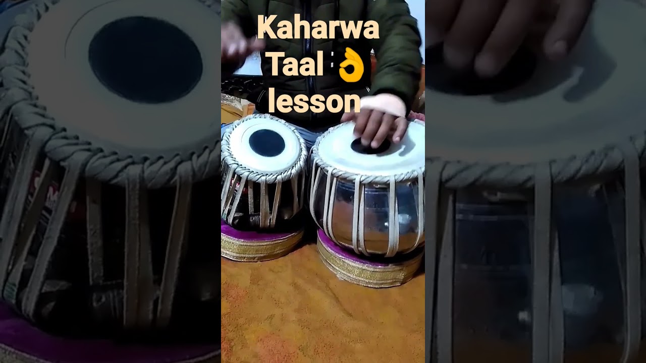 👌kaharwa Taal 👌 lesson कहरवा ताल 👌 में ख़ुबसूरत लैसन 👌