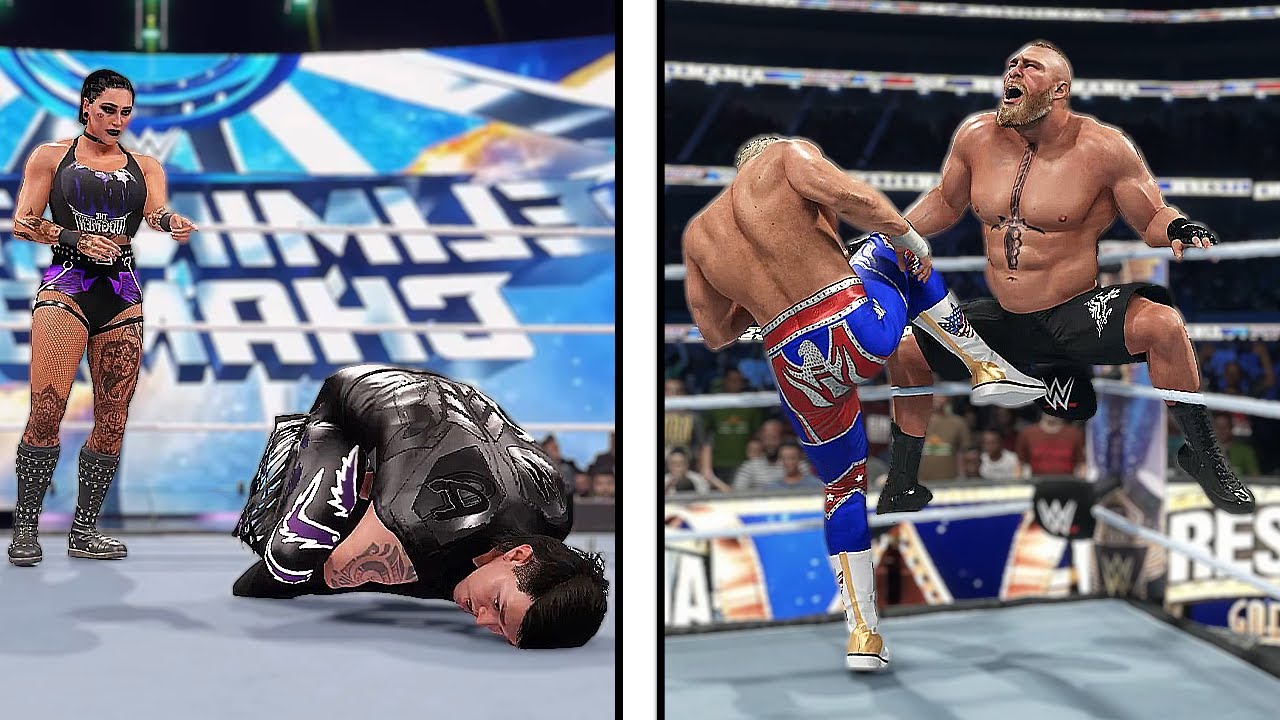 Best Ever DIRTY Moves in WWE 2K23 !!!