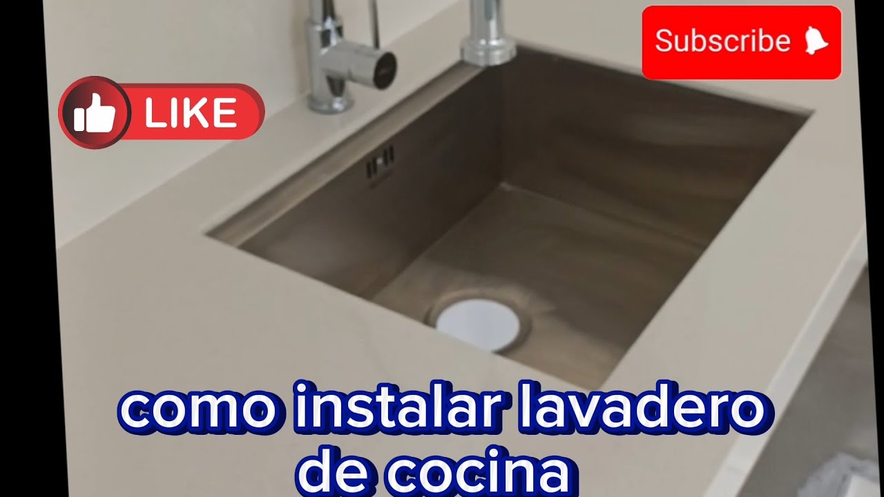 instalación de lavadero de cocina facil y rápido