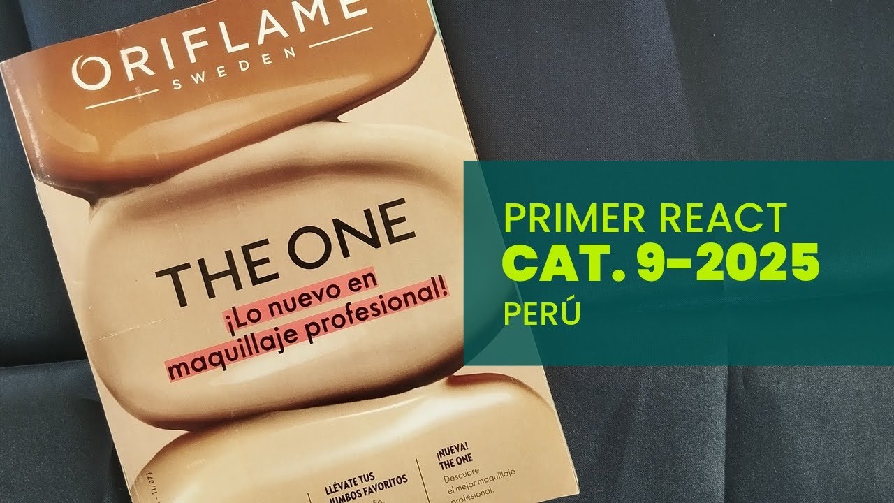 Primer React | Catálogo 9 2025 Oriflame Perú