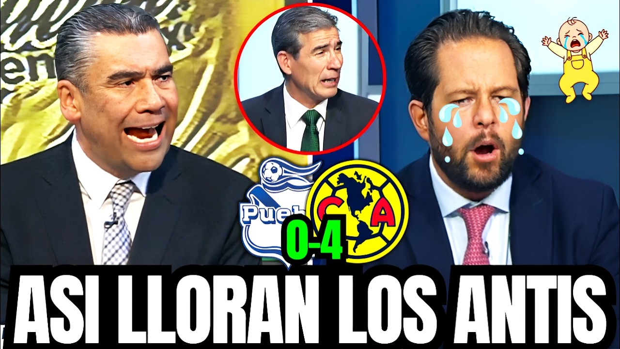 ¡CALLADÓN HISTÓRICO! EL AMÉRICA REMONTA Y HACE LLORAR A LOS ANTI EN PLENA TRANSMISIÓN | AMERICA HOY