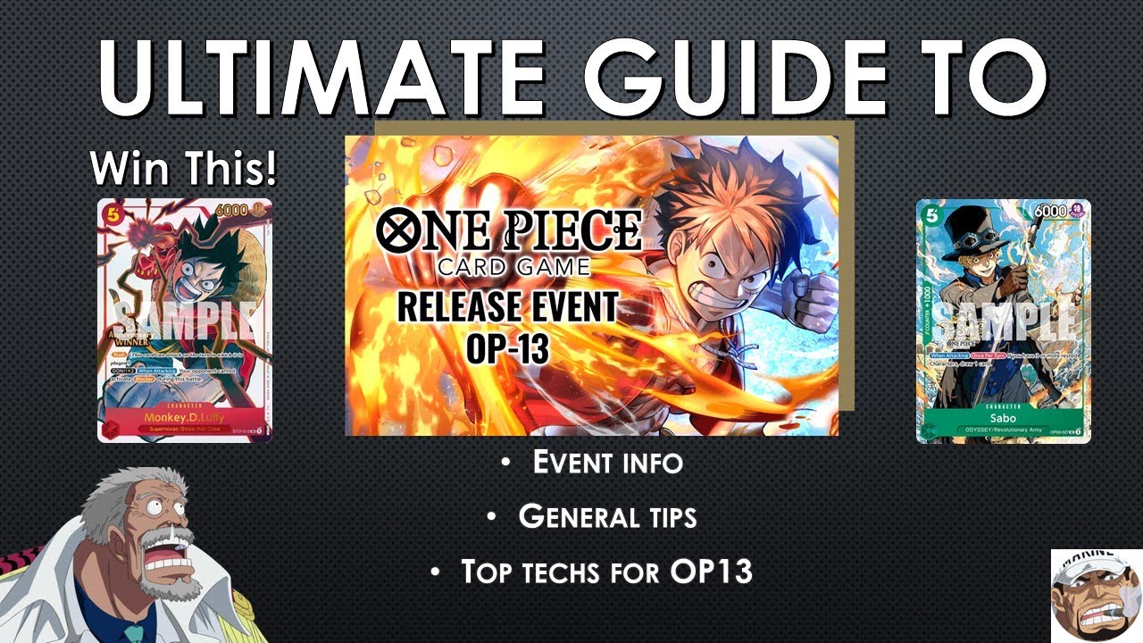 ULTIMATE Guide to OP13 Prerelease/Release Event