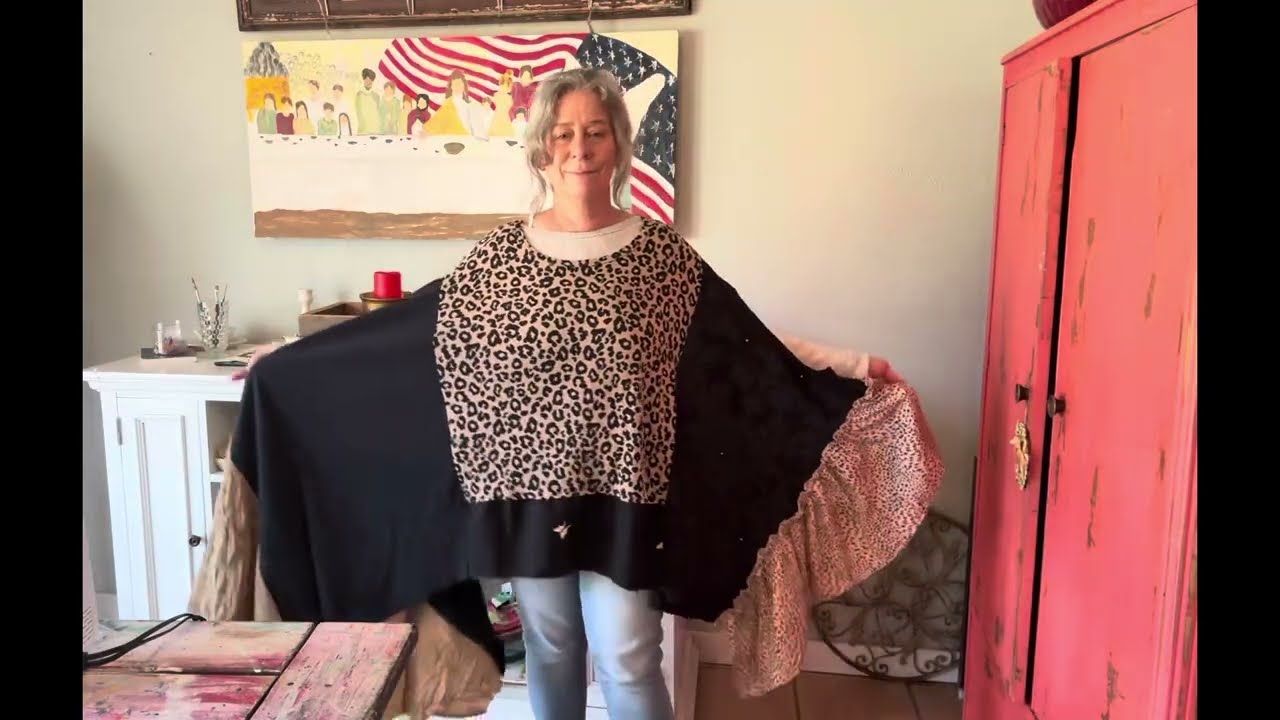 Don’t Throw Out That T-Shirt - DIY A Poncho