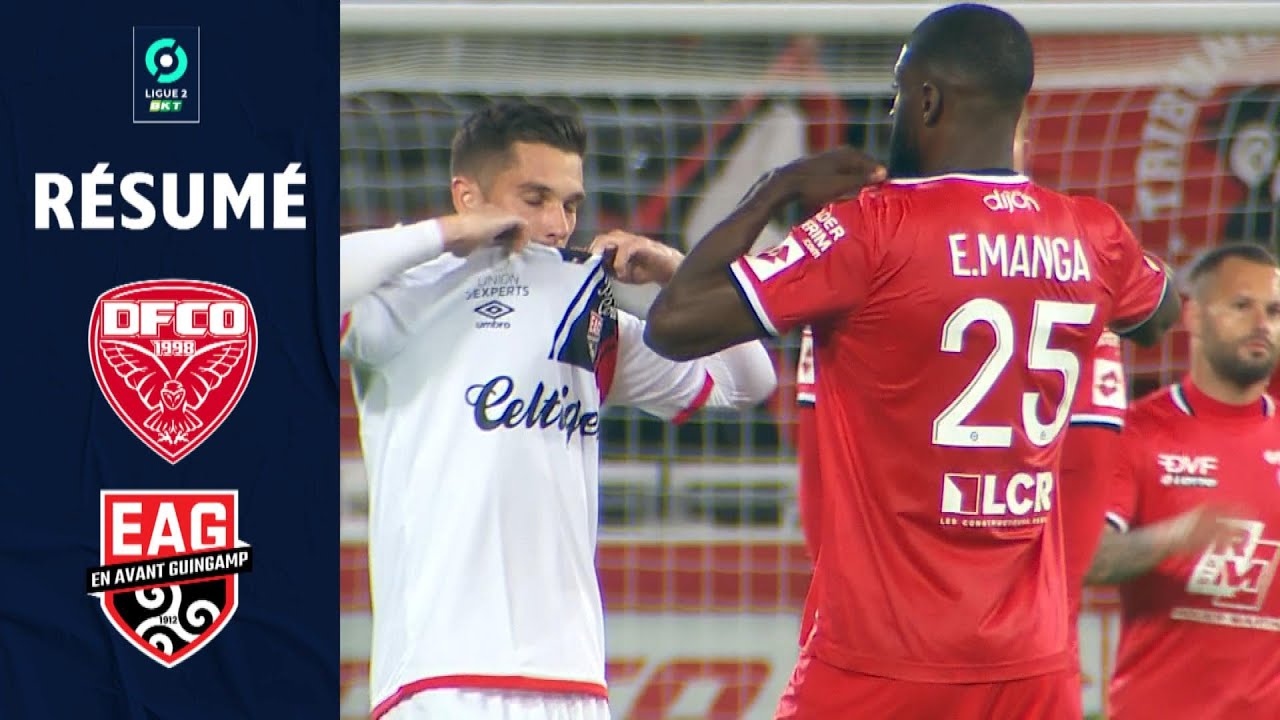 DIJON FCO - EN AVANT GUINGAMP (3 - 3) - Résumé - (DFCO - EAG) / 2021-2022
