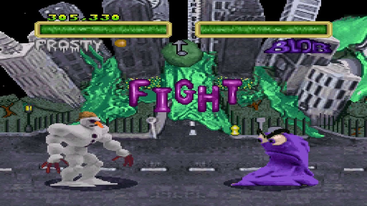 CLAYFIGHTERS 2 - ( SNES ) - [ BAD MR FROST ]  - PLAYTHROUGH