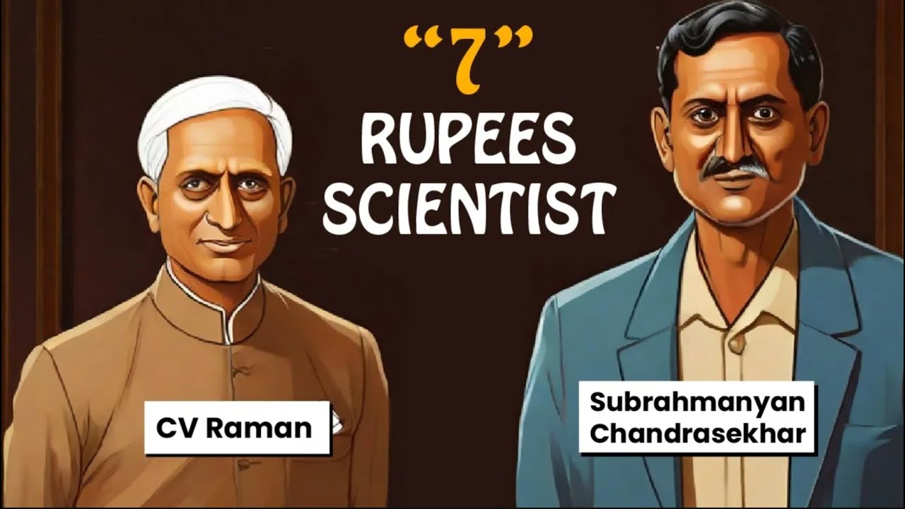 🌟 The Power of 7 Rupees: CV Raman and Subrahmanyan Chandrasekhar's Nobel Journey 📚