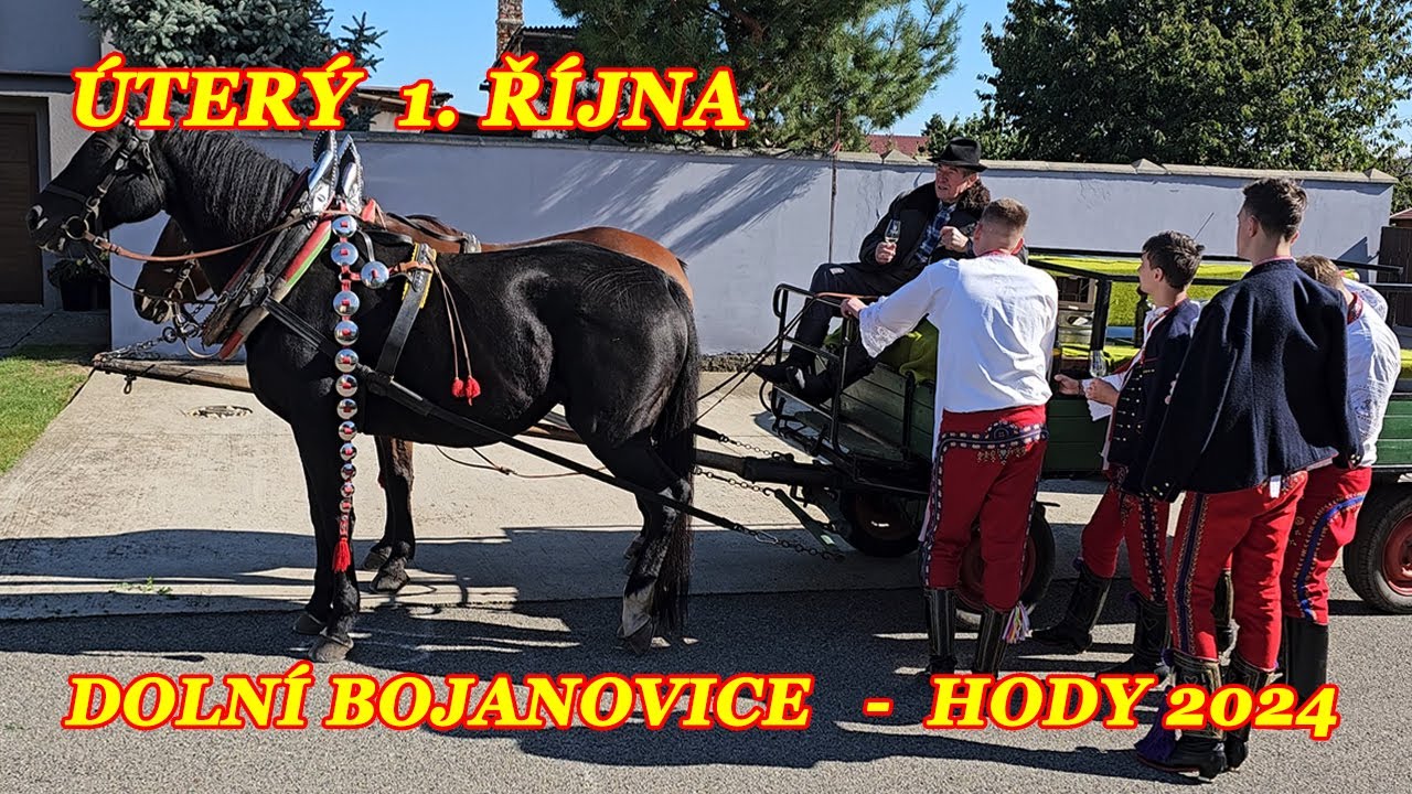 HODY 2024 - DOLNÍ BOJANOVICE - úterý 1. října 2024