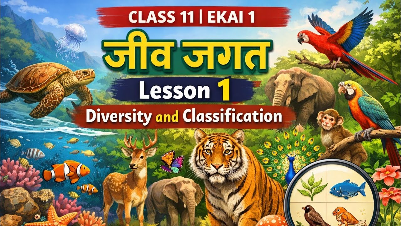 Class 11 Biology Chapter 1 | जीव जगत | Diversity in Living World | #eduverse14 #biology