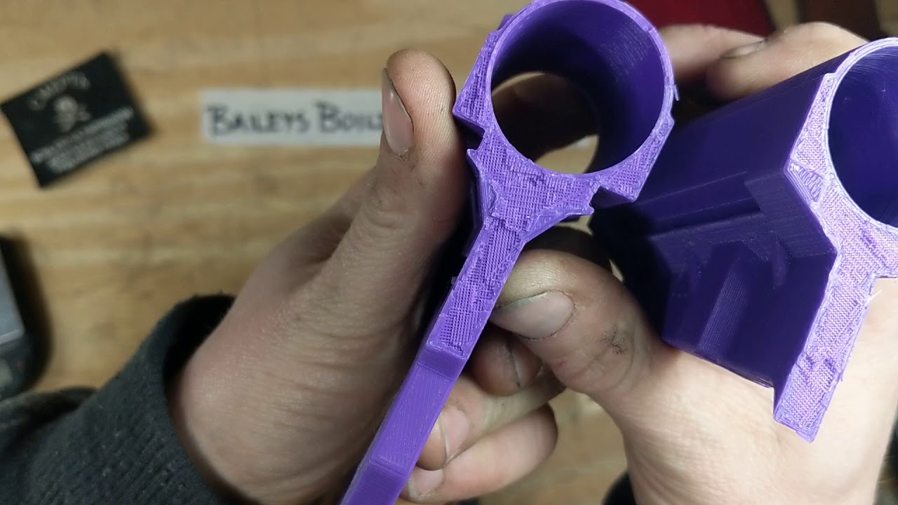 3D printed Shockwave Blade brace clone - Oops!