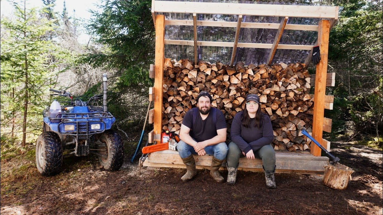 Building Wood Shed Start To Finish For Our Off Grid Tiny Home
