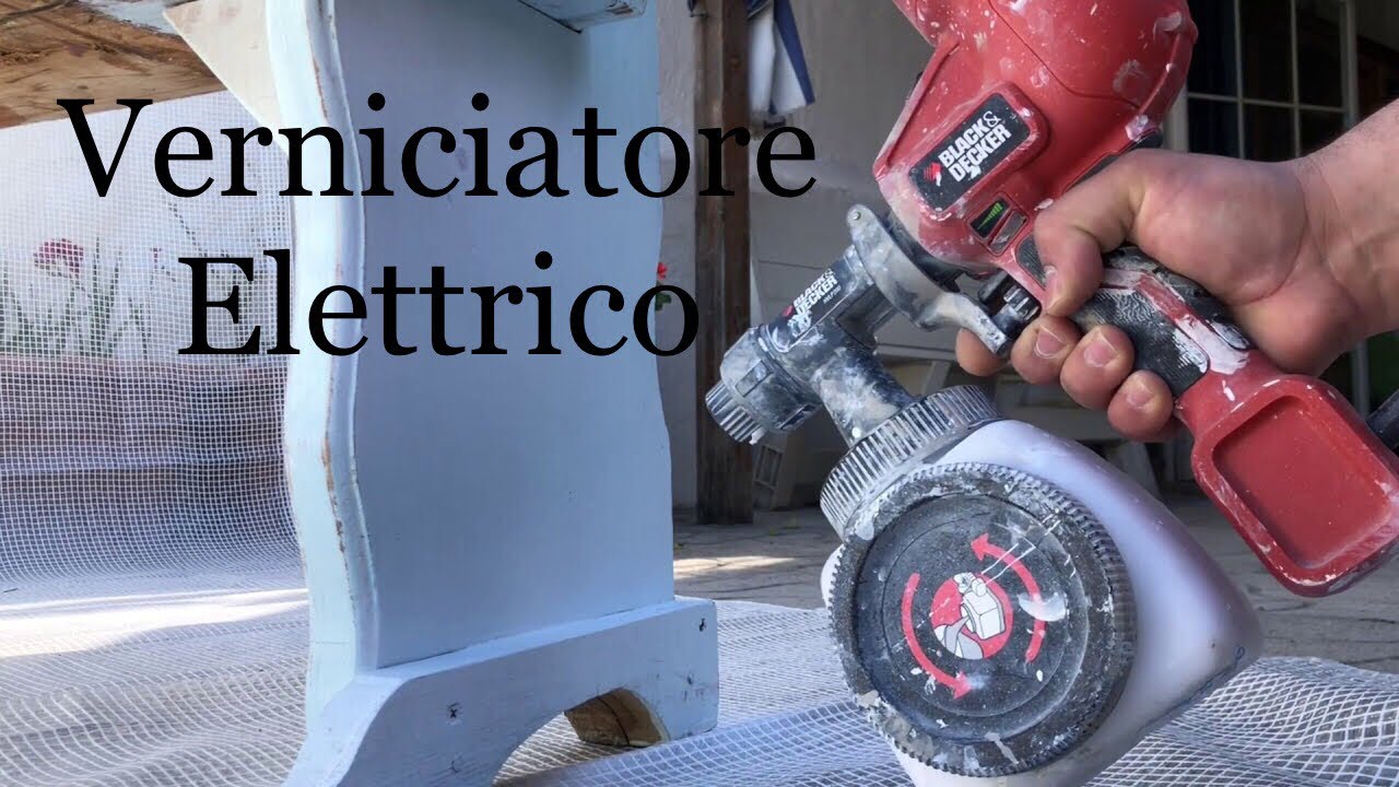 Verniciare facile e divertente con Black and Decker HVLP200