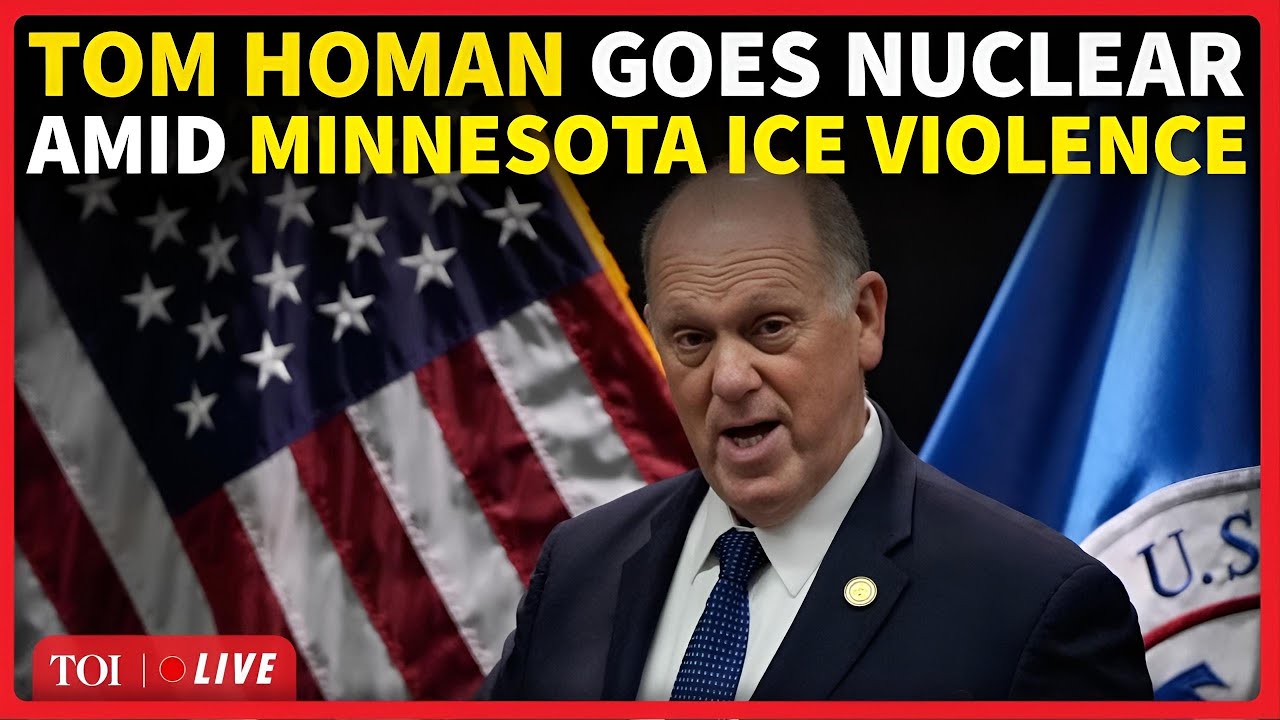 ‘Dangerous Attacks On ICE’: Tom Homan DECIMATES Dems, Vows Minnesota Stay 'Until Problem’s Gone’