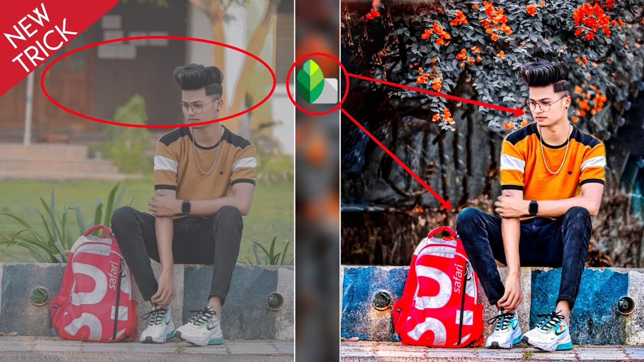 Snapseed Creative Background Change | Snapseed Realistic Photo Editing | Snapseed Editing Tutorial