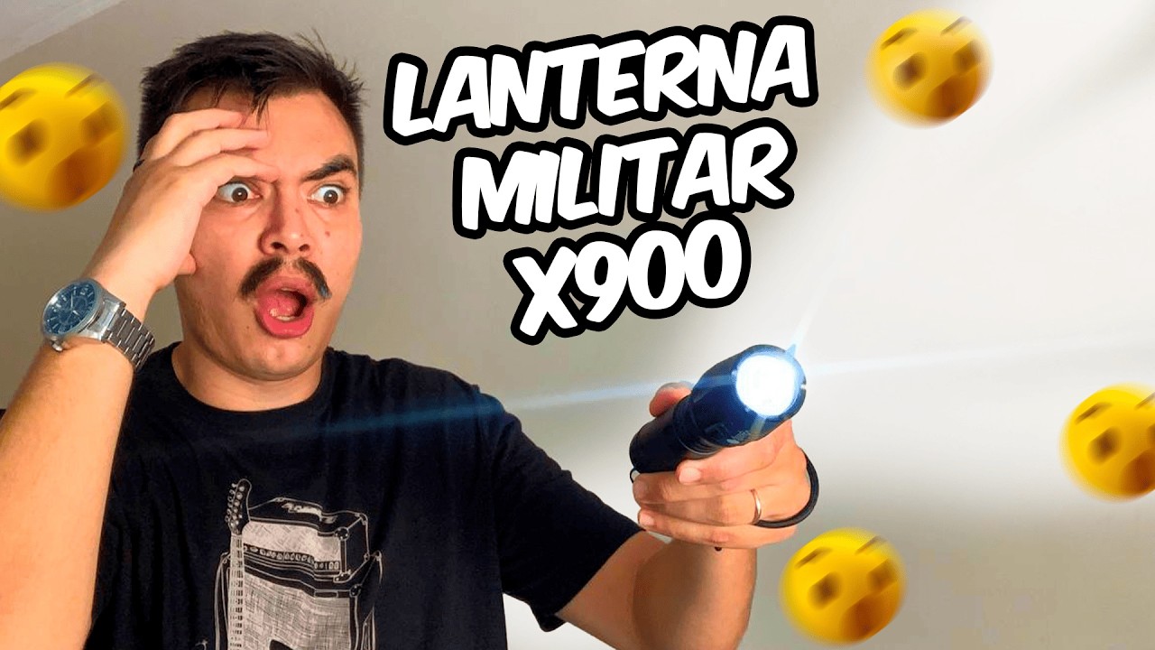 LANTERNA TÁTICA X900 - Uma baita lanterna!