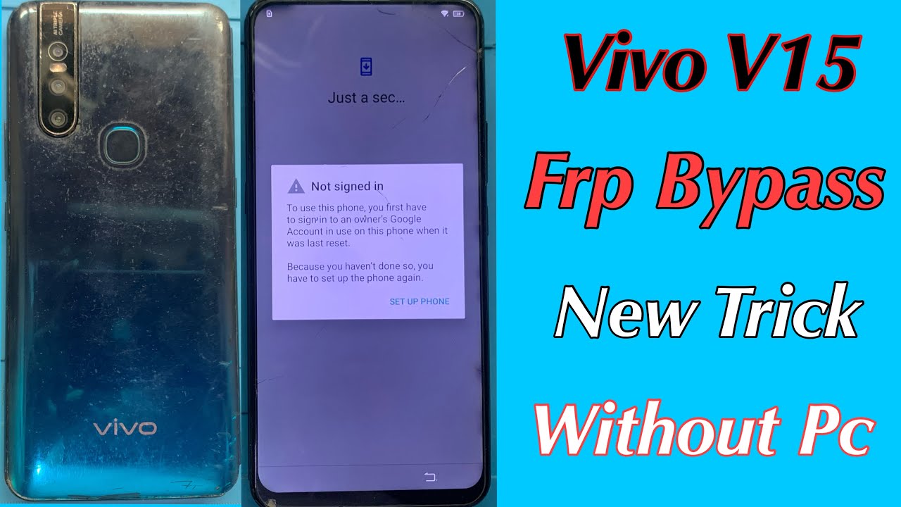 Vivo v15 frp bypass new method | vivo v15 google account frp bypass