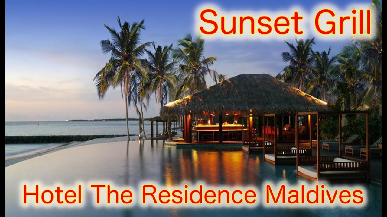 Sunset Grill Beach Club. Hotel The Residence Maldives at Falhumaafushi. Lo mejor de Maldivas