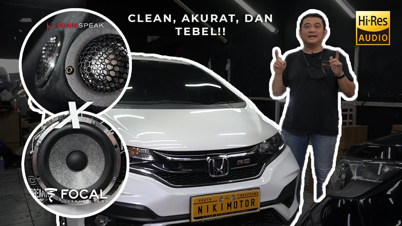 SEPERTI INI LAH .. SUARA HIRES AUDIO 🔥🔥🔥HONDA JAZZ RS | 2 WAY EXPERT HIRES