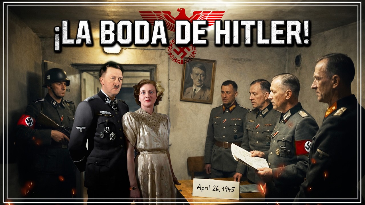Así fue el CASAMIENTO de HITLER en su BÚNKER mientras la URSS destruía BERLÍN