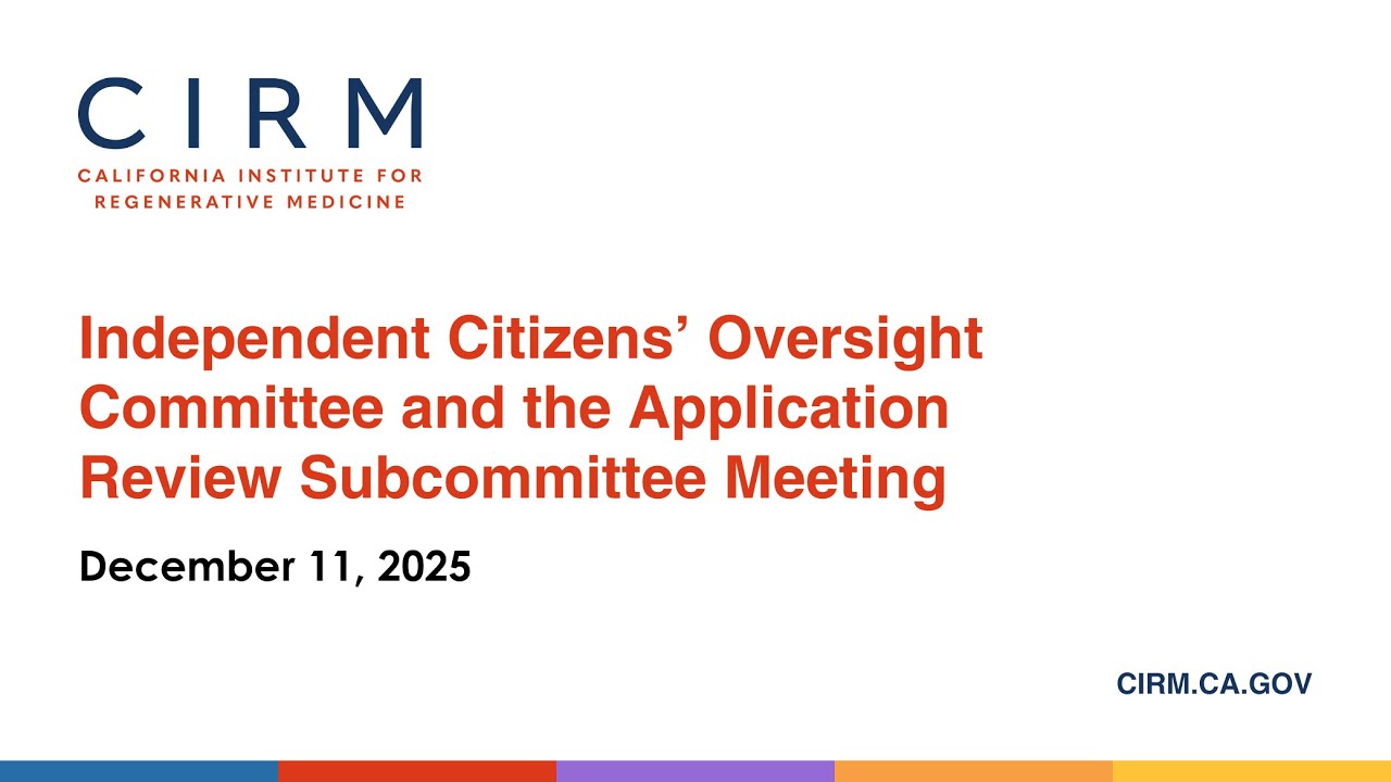 December 2025 - ICOC/ARS Meeting