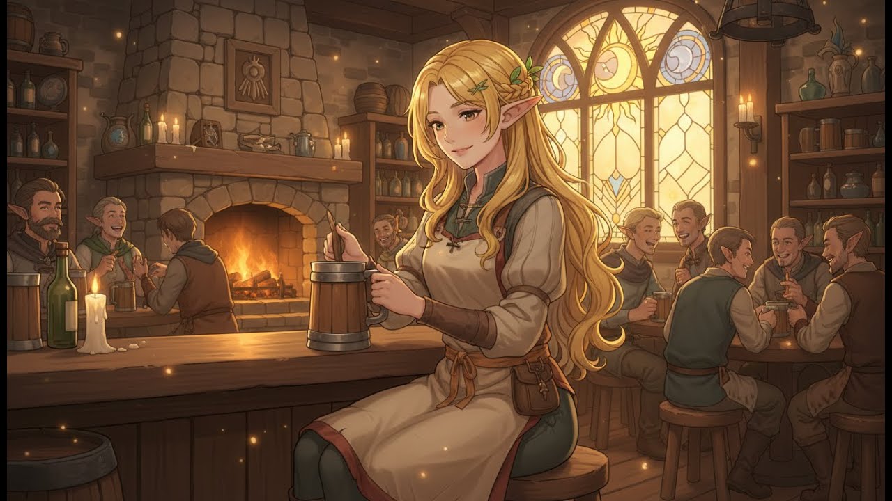 Skyrim Inspired Tavern Music 🍺 Cozy Medieval Ambience