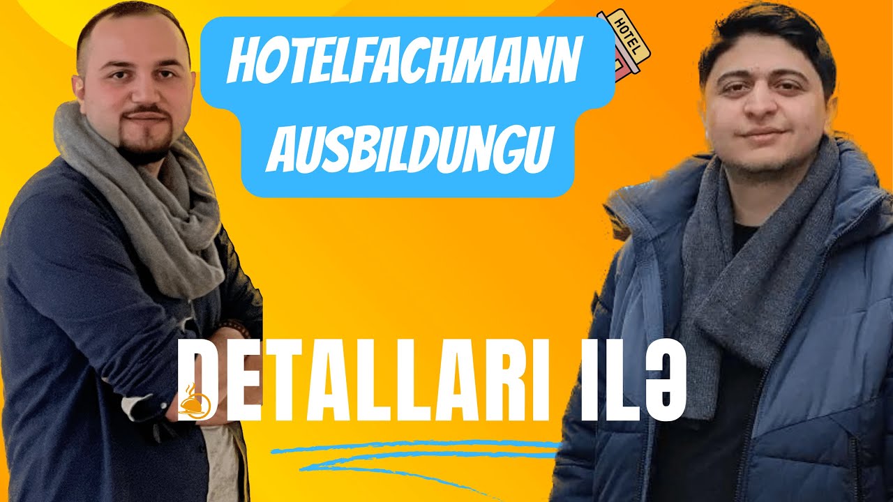Detalları ilə Hotelfachmann Ausbildungu