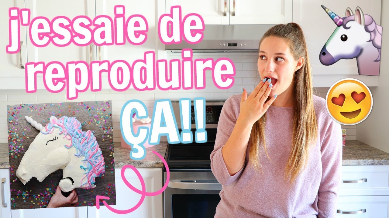 J'ESSAIE DE REPRODUIRE UN GÂTEAU DE CUPCAKE! | Amélie Barbeau
