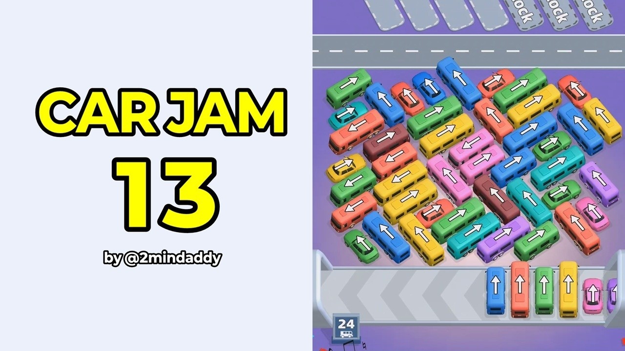 Car Jam Level 13 Solution and Walkthrough