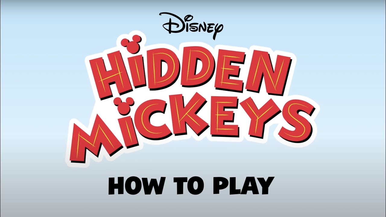Disney Hidden Mickeys: How to Play Video