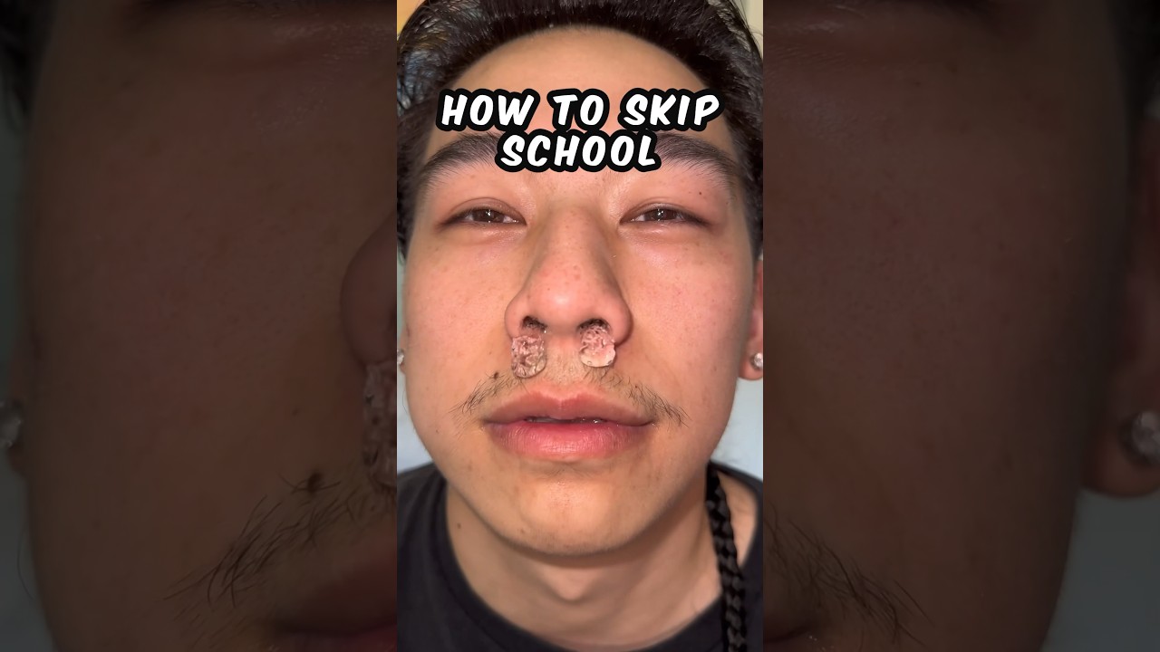 How to skip school like a pro #lifehack #comedy #shorts