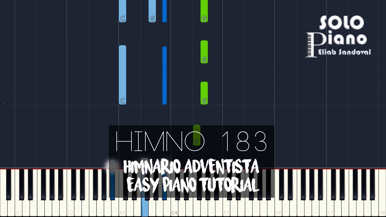 HIMNO 183 - No me olvidé de ti | Easy Piano Tutorial + Partitura